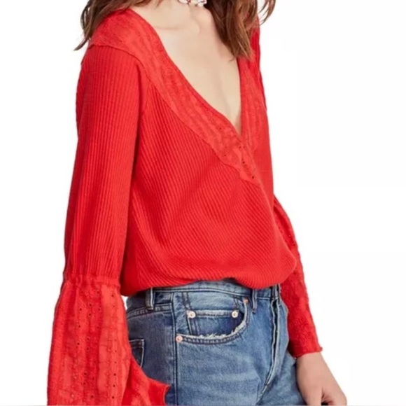 Free People Parisian Nights Tunic Top Size Small - Picture 2 of 9